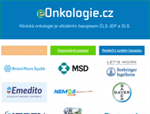 Tablet Screenshot of eonkologie.cz